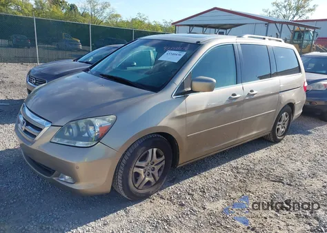 2006 Honda Odyssey Touring из США, поврежденный, VIN 5FNRL38886B006584